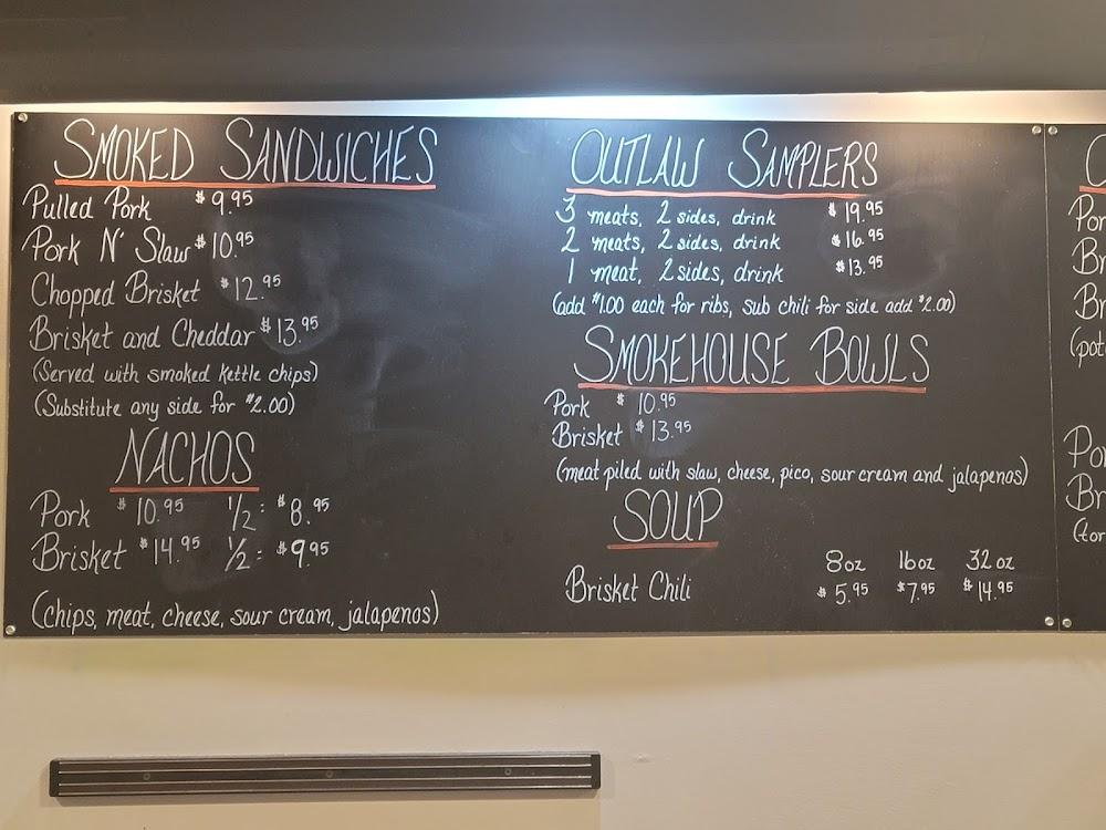 Outlaw Smokehouse Menu image 3